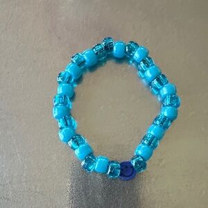 Blue Beaded Bracelet